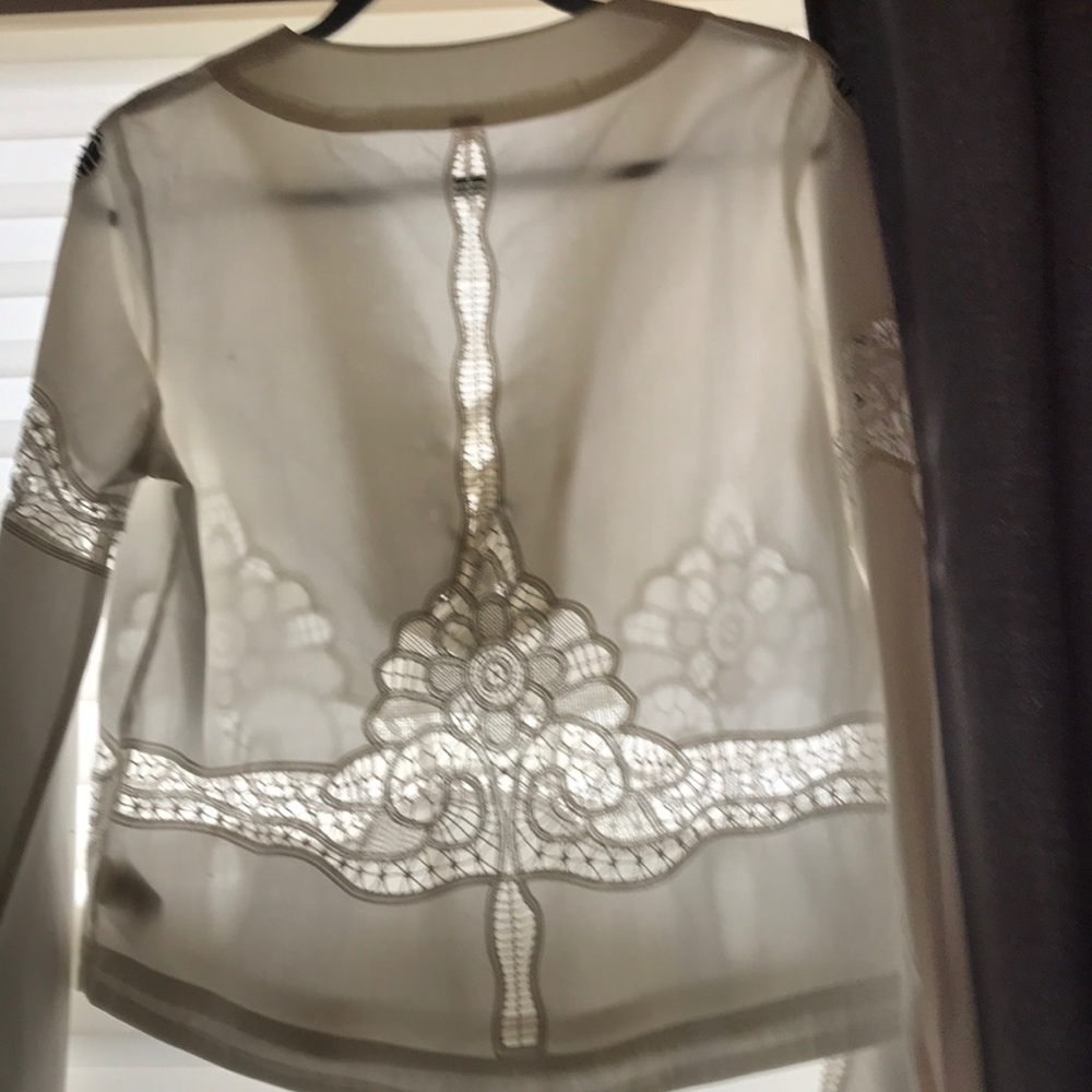 Gorgeous free people lace top - Picture 3 of 4